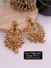 2 Earrings Brass High Gold Jumka Butti Wholesale Price In Surat
